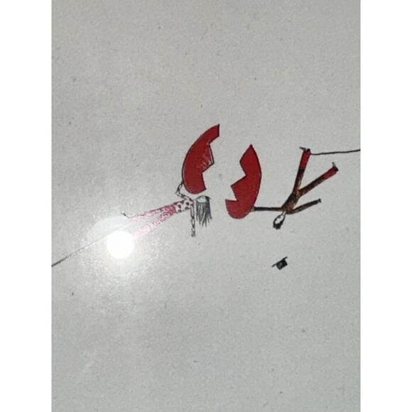 Natchie mat and framed print  “ungrateful heart” 10.5” wide x 12.25” high - Picture 4 of 7